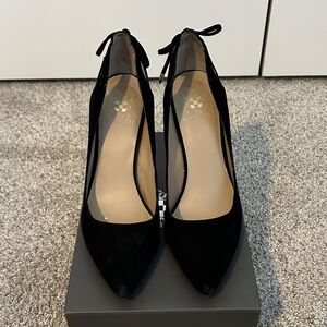 Vince Camuto Black Suede Heels